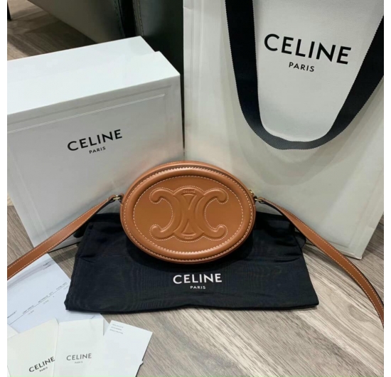 TÚI XÁCH CELINE OVAL CUIR TRIOMPHE-